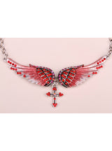 Choker Necklace Women Biker Jewelry Gifts Crystal