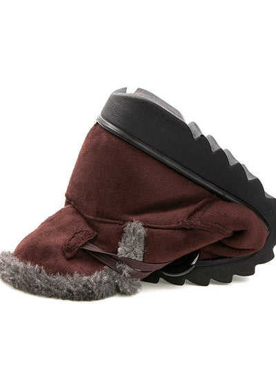 Winter Women Boots Flock Warm Ankle Snow Boots