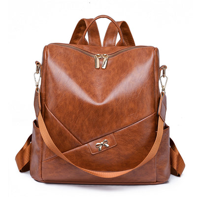 Soft Leather PU Light Leisure Backpack
