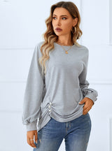 Round Neck Tight Long Sleeve T-shirt