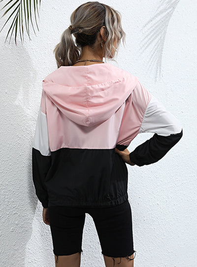 Loose Sunscreen Stitching Sports Jacket