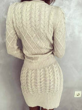 Sweater Warm Dresses  Long Sleeve Bodycon Dress