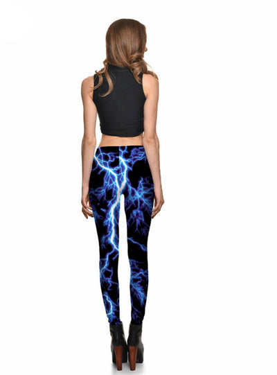 Leggings Digital Print Pants Trousers Stretch Pants Drop 