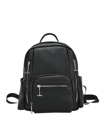 Retro PU Street Ladies Backpack