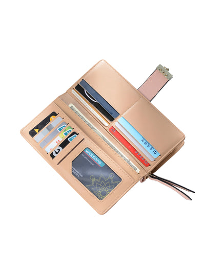 Women Wallet Leather Card Coin Holder Money Clip 