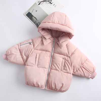 Outerwear Coat Girl Cold Winter Warm Hooded Coat