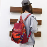 Oxford Cloth Leisure Lady Backpack