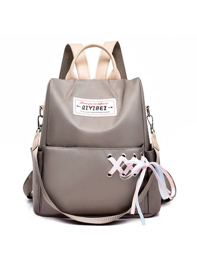 Waterproof Oxford Casual Ladies Backpack