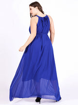 Bohemian Halter Sleeveless Chiffon Dress