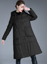 Women Long Loose Down Jacket