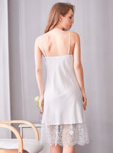 Ice Sling Nightgown Lace Two-piece Suit
