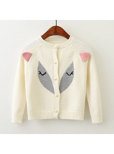 Long Sleeve Sweater For Children Knitted
