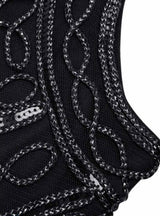 Sexy Sequins Tassels Black V-Neck Party Dress