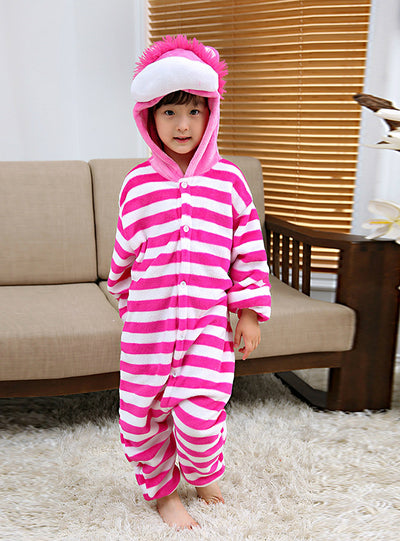 Sleepwear Cheshire Cat Pajamas Kids Onesie Animal 