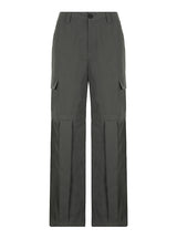 Loose Waist Pocket Frock Pant