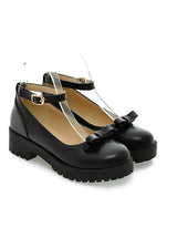 Bow Lolita Women's Shoes Shallow Mouth 