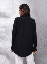 Fake Long-sleeved Two-piece Vest Shirt