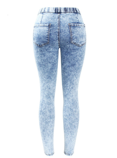 Woman Denim Pants Trousers Pencil Skinny Jeans