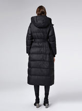 White Duck Down Padded Hooded Coat