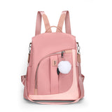 Waterproof Oxford Fabric Contrasting Color Backpack