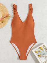 Sexy Deep V One-piece Swimsuit