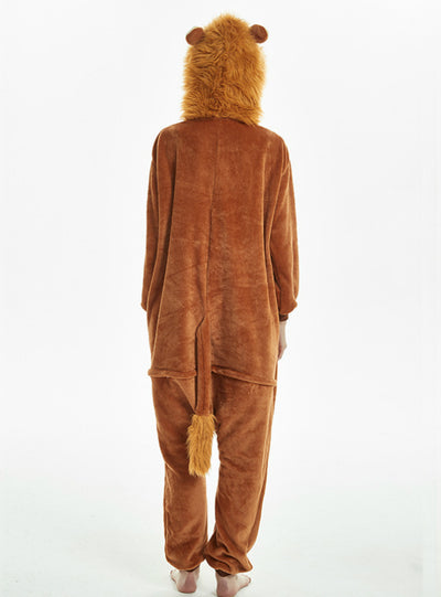 Lion Jumpsuit Cartoon Animal Pajamas