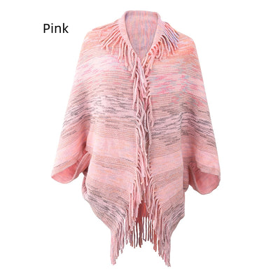 Cape Sweater Tassel Cardigan Cloak