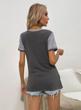 Twisted Leopard Crewneck Cotton T-shirt