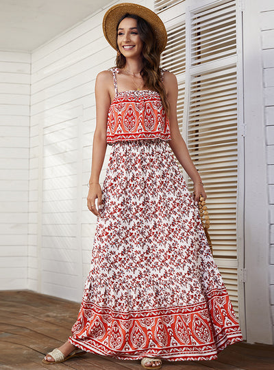 Women Print Long Dress