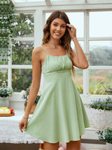 Strap Big Swing Dress