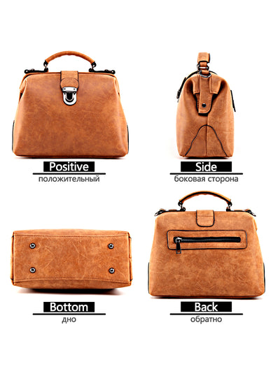 Women's Bag Shoulder Female Luxury Matte Leather 