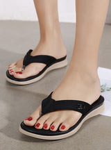 Metal flip-flops With Soft Soles