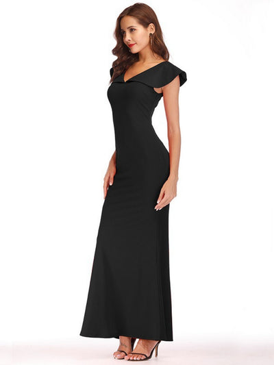 Sexy Deep V-neck Slim Party Dress