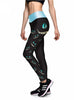 Leggings Green-eyed smiley Face 3D Print 