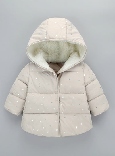 Lamb Down Cotton-Padded Clothes Jacket Girls