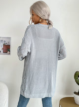 Long Thin Cardigan Casual Coat