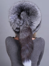 Fox Fur Hats Thicken Keep Warm