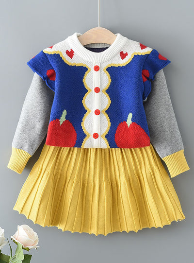 Knitted Cardigan Sweater Skirt Two-piece Set