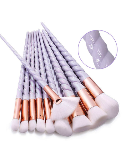 10 Pcs Eyeliner Lip Brush Makeup Brushes Set