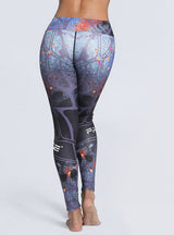 Printed Female Trousers Gyms Fitness Leggings