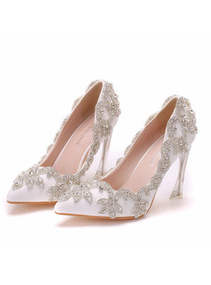 Crystal Oarty Rhinestone Bride Shoes