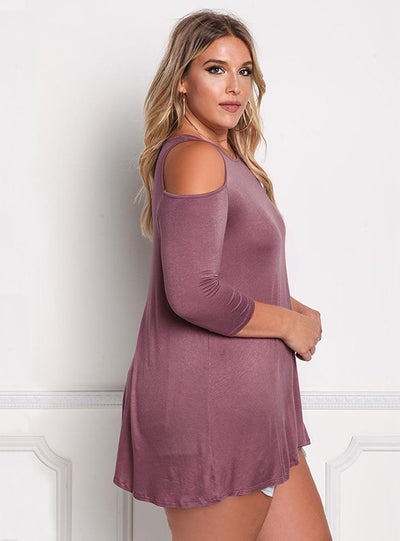 Long Sleeves knitted Tops T-shirt