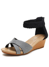 Woven Roman Fashion Wedge Shoes