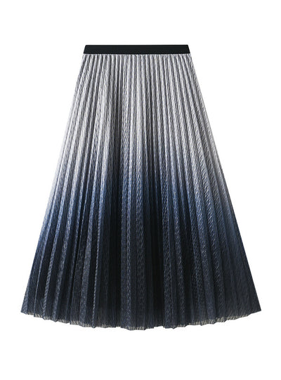 Pleated High Waist Gauze Fairy Skirt