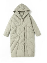Thickened Profile Loose Plus Size White Duck Down Jacket