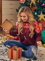 Christmas Element Knit Top T-Shirt