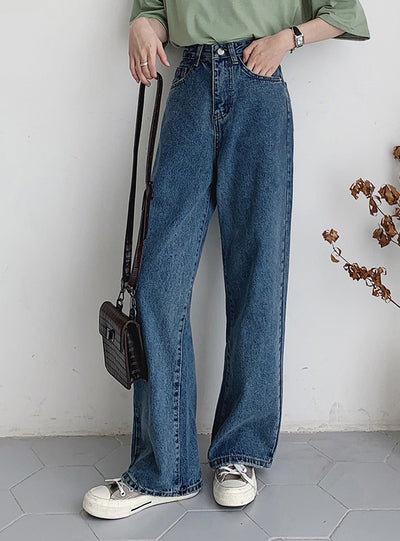 High Waist Loose Women Denim Jeans