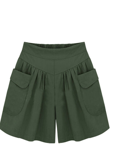 Wide Leg Female Shorts Casual Loose Ladies