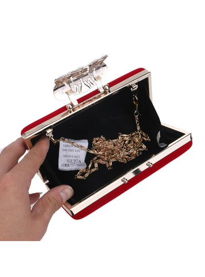 Clutch Crown Rhinestones Evening Bags