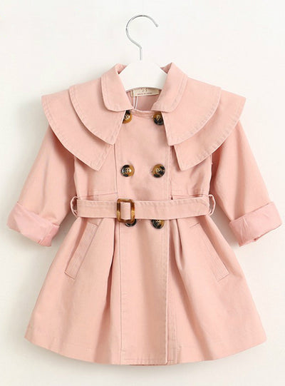 Children Outerwear&Coats Girls Trench Coats 